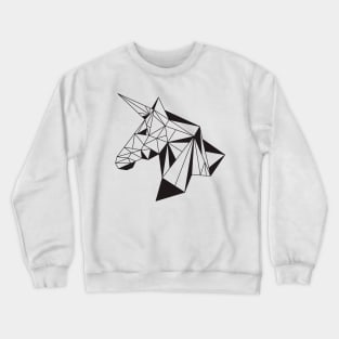 Unicorn geometric Crewneck Sweatshirt